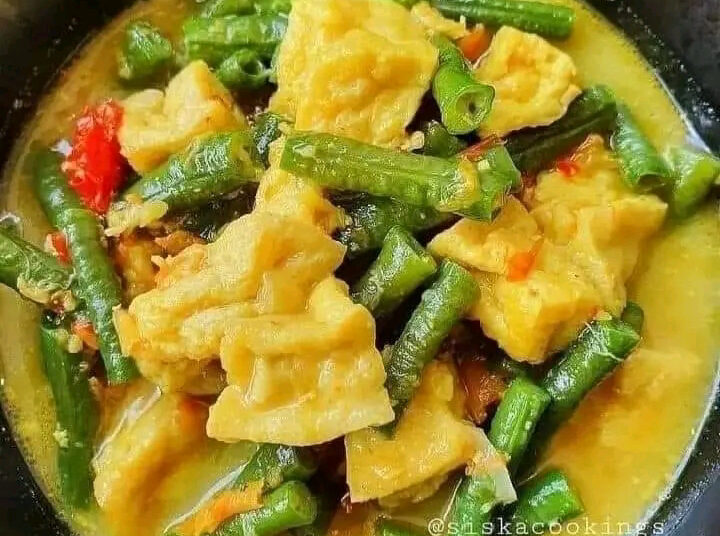 Resep Sayur Lodeh Kacang Panjang Tahu
