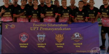 Tim Futsal Rutan Kelas IIB Pemalang berhasil memenangkan kompetisi Fourfeo Silaturahmi UPT Pemasyarakatan 2022.