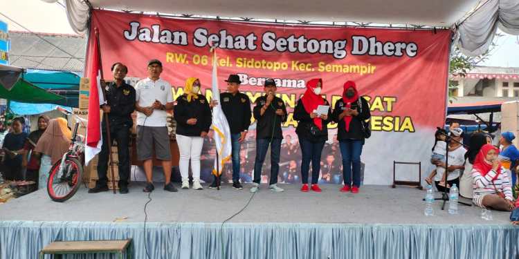 Dalam rangka memeriahkan hari ulang Kemerdekaan Republik Indonesia ke-77, Aliansi Madura Indonesia (AMI) melaksanakan kegiatan jalan sehat