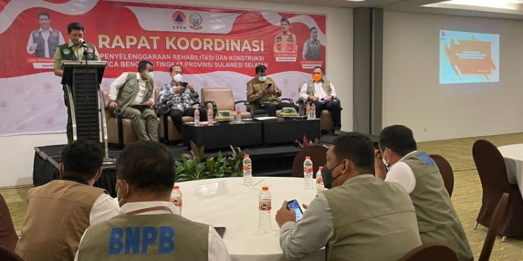 Lima Arahan Kepala BNPB Percepatan Hibah Rehabilitasi dan Rekonstruksi di Sulsel