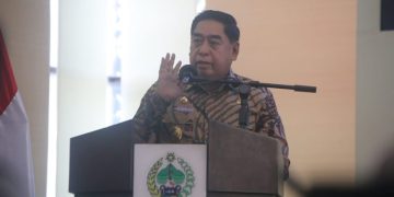 Sekertaris Daerah (Sekda) Provinsi Sulsel, Abdul Hayat Gani, menghadiri Silaturahmi dan Kunjungan Kerja Tim Pembina Samsat Nasional