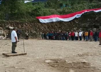 Eks Walikota Makassar Jadi Inspektur Upacara HUT RI ke-77 di Puncak Gunung Bontolojong Jeneponto