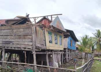 Angin Puting Beliung Terjang 5 Rumah Warga Lappa Sinjai