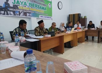 Badan Usaha Milik Gampong Jaya Bersama Gampong Keude Matangkuli Kab. Aceh Utara melakukan Musyawarah Pengurus dan Review Kelembagaan BUMDes