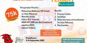 Ikatan Keluarga Mahasiswa Bidikmisi dan KIP Kuliah Universitas Negeri Makassar akan mennyelenggarakan kegiatan  Expo Kewirausahaan