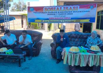 Legislator Bulukumba Sosialisasikan Perda Tentang Kerjasama Desa