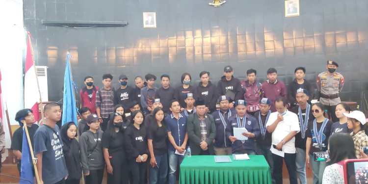 GMKI Bersama DPRD Tator Sepakat Tolak Kenaikan Harga BBM
