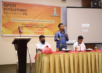 Yuspratman Yunus Berbagi Motivasi di Seminar Open Recriutmen HIPMI PT UMI