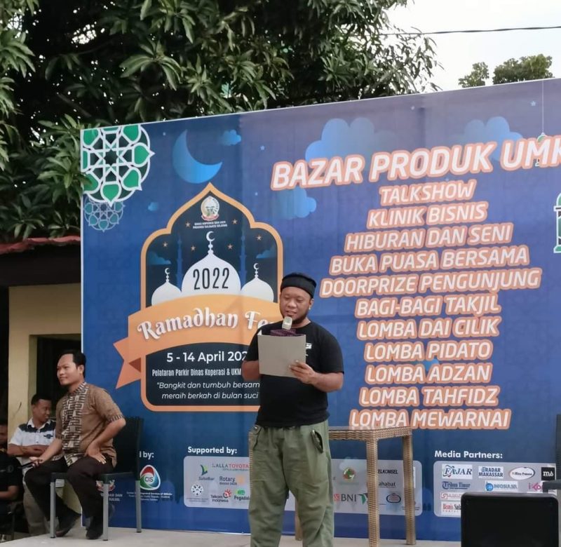 Gelaran Ramadhan Fest 2022 yang dilaksanakan Dinas Koperasi UKM Sulsel, 5-14 April 2022 resmi ditutup. pelataran Diskop UKM Sulsel
