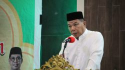 Bupati dan Wakil Bupati Bulukumba, Muchtar Ali Yusuf dan Andi Edy Manaf menghadiri peringatan Nuzulul Qur'an di Masjid Islamic