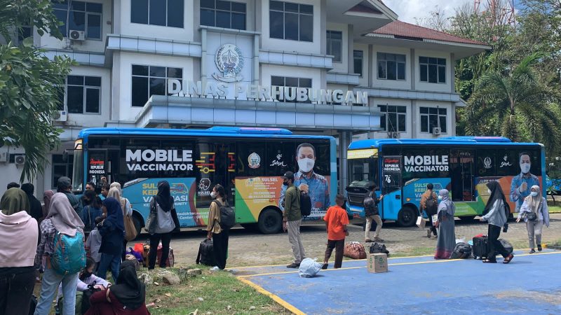 Masyarakat begitu antusias dengan hadirnya layanan program mudik gratis yang dilaksanakan Pemprov Sulsel. Dihari kedua, tepatnya tanggal 29