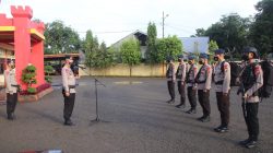 Batalyon C Pelopor Satbrimob Polda Sulsel menggelar apel satuan atau apel Batalyon yang dipimpin langsung oleh Komandan Batalyon ( Danyon) C