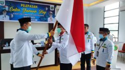 Pelepasan 138 orang calon jamaah haji(CJH) dilepas keberangkatannya oleh Bupati Pangkep Muhammad Yusran Lalogau (MYL)