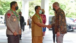 Perdana Menteri Australia, Mr. Anthony Albanese tiba di Kantor Gubernur Sulsel, Selasa 7 Juni 2022 sekitar pukul 13.24 Wita.