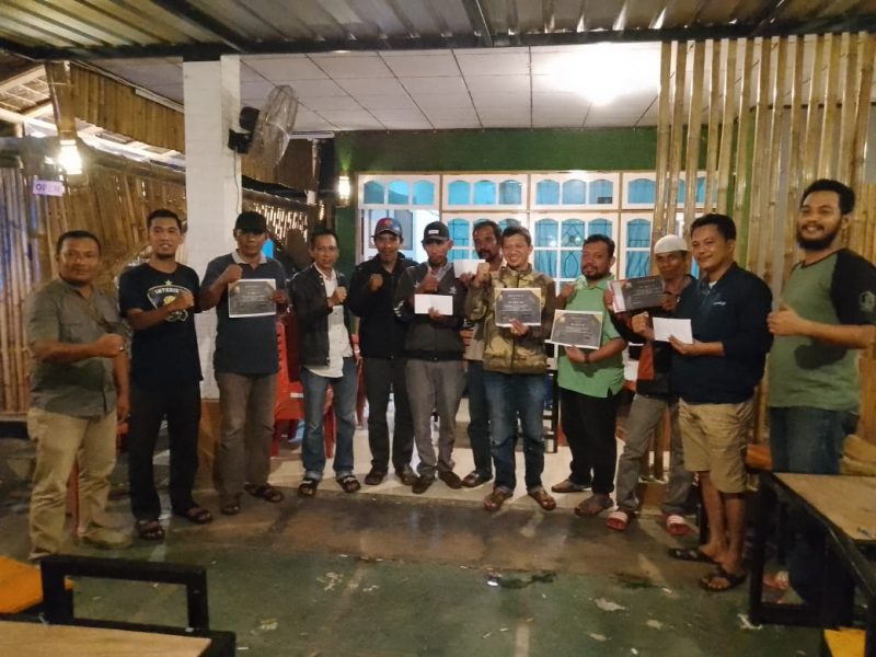 Keluarga Domino Unggul (Gardu) NOT Cafe (PORDI) Kabupaten Sinjai sukses melaksanakan Kejuaraan Olahraga Domino