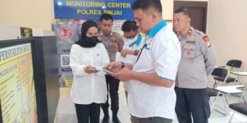 Polres Sinjai mendapat kunjungan kegiatan dari Tim Ombudsman RI wilayah Sulawesi Selatan dalam rangka melakukan penilaian pelayanan publik, Rabu (28/9/2022).