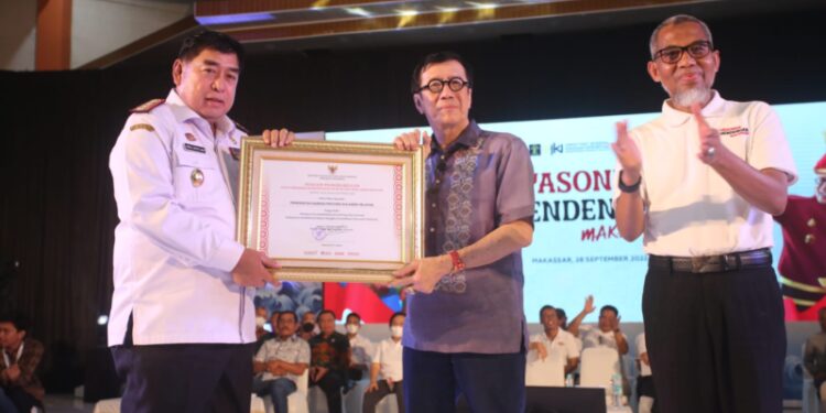 Direktorat Jenderal Kekayaan Intelektual (DJKI) Kementerian Hukum dan Hak Asasi Manusia (Kemenkumham) Republik Indonesia (RI) menetapkan Provinsi Sulawesi Selatan