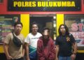 Unit Jatanras Satreskrim Polres Bulukumba, mengamankan terduga pelaku penganiayaan yang terjadi di Jl. Yos Sudarso Kelurahan Terang-terang Kecamatan Ujung Bulu