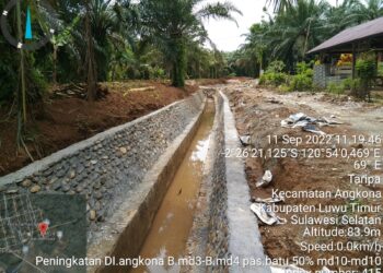 Irigasi Angkona Sedang Progres, Gubernur Andi Sudirman: Potensi Aliri 266 Hektar Pertanian