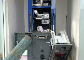 Mesin ATM Bank Sulselbar Pangkep Dirusak OTK