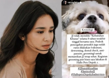 Michelle Ziudith Syok dan Histeris, Anjing Kesayangan Mati di Penitipan