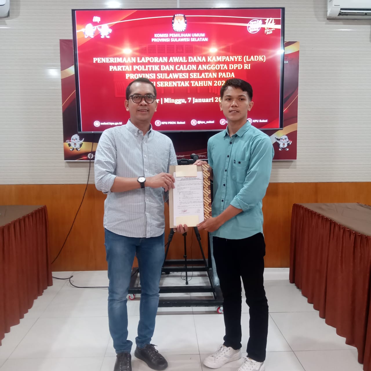 Laporan Awal Dana Kampanye, Calon Anggota DPD RI Nomor Urut 7 Telah Memenuhi Kewajiban